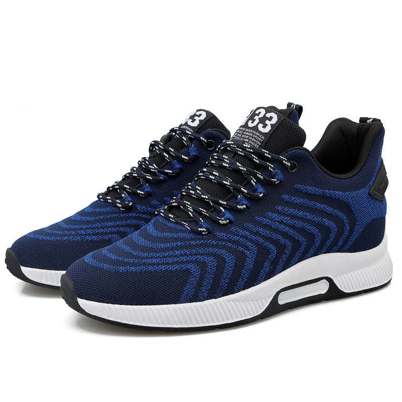 Flyknit Elastic Breathable Upper Sneakers Wear-resistant Running Casual