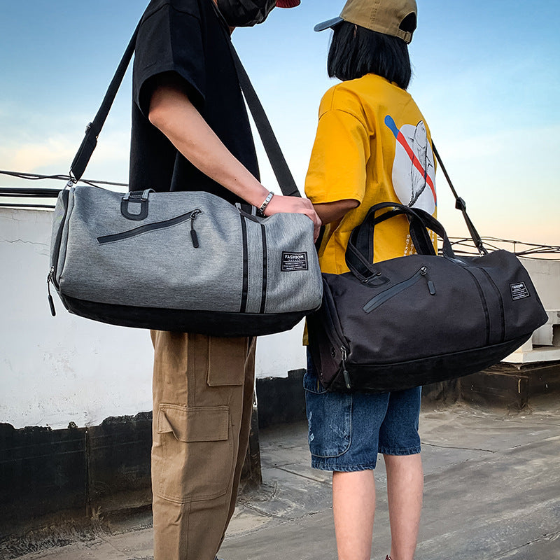 Wet and dry sports gym bag