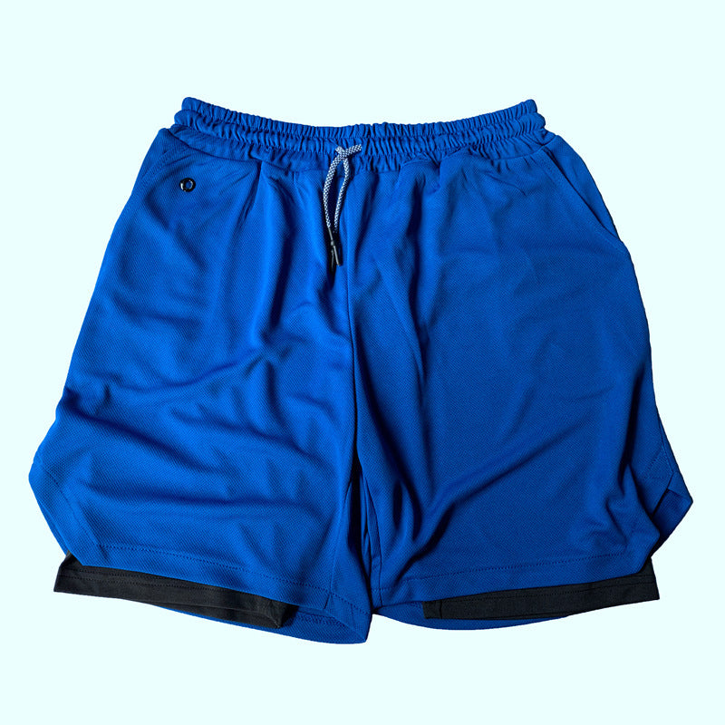 Men's Running Shorts 2 In 1 Mesh Quick Dry