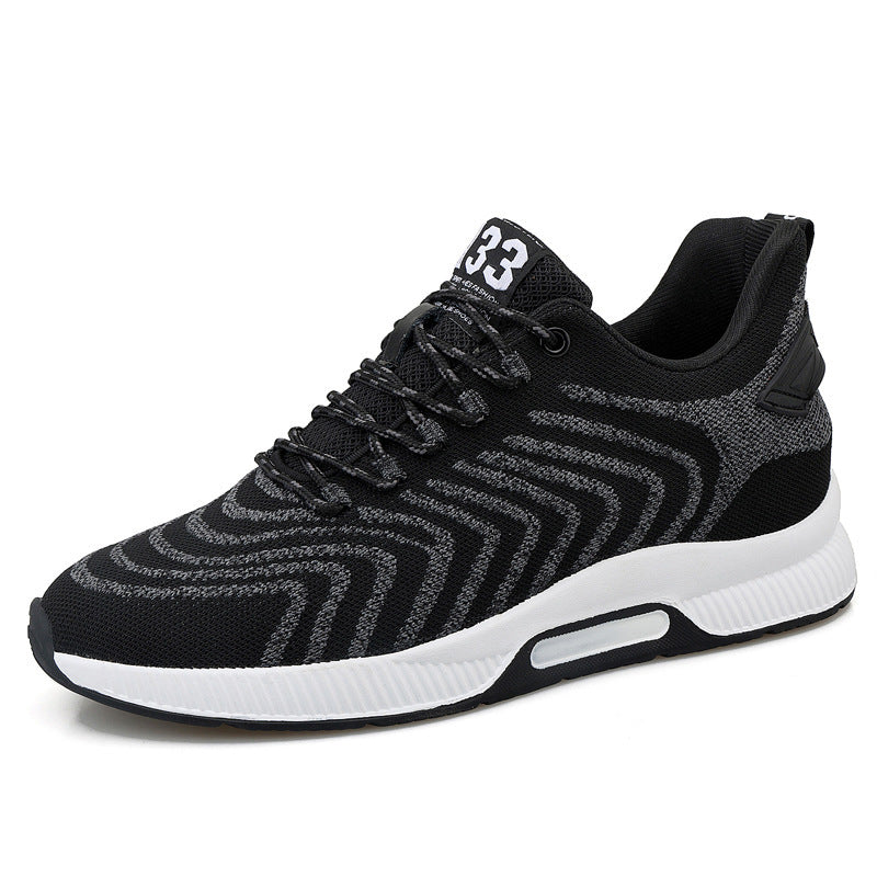 Flyknit Elastic Breathable Upper Sneakers Wear-resistant Running Casual